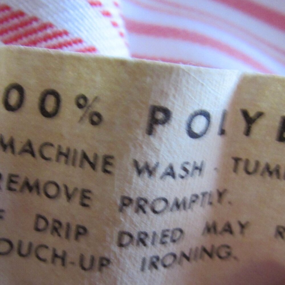 Vintage Toni Todd Jacket & Dress in Red White Ticking Stripe - Picture 14 of 15